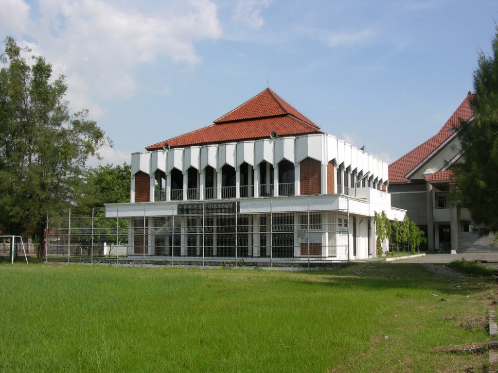 Mosque and Parking  Area  Stiesia Surabaya