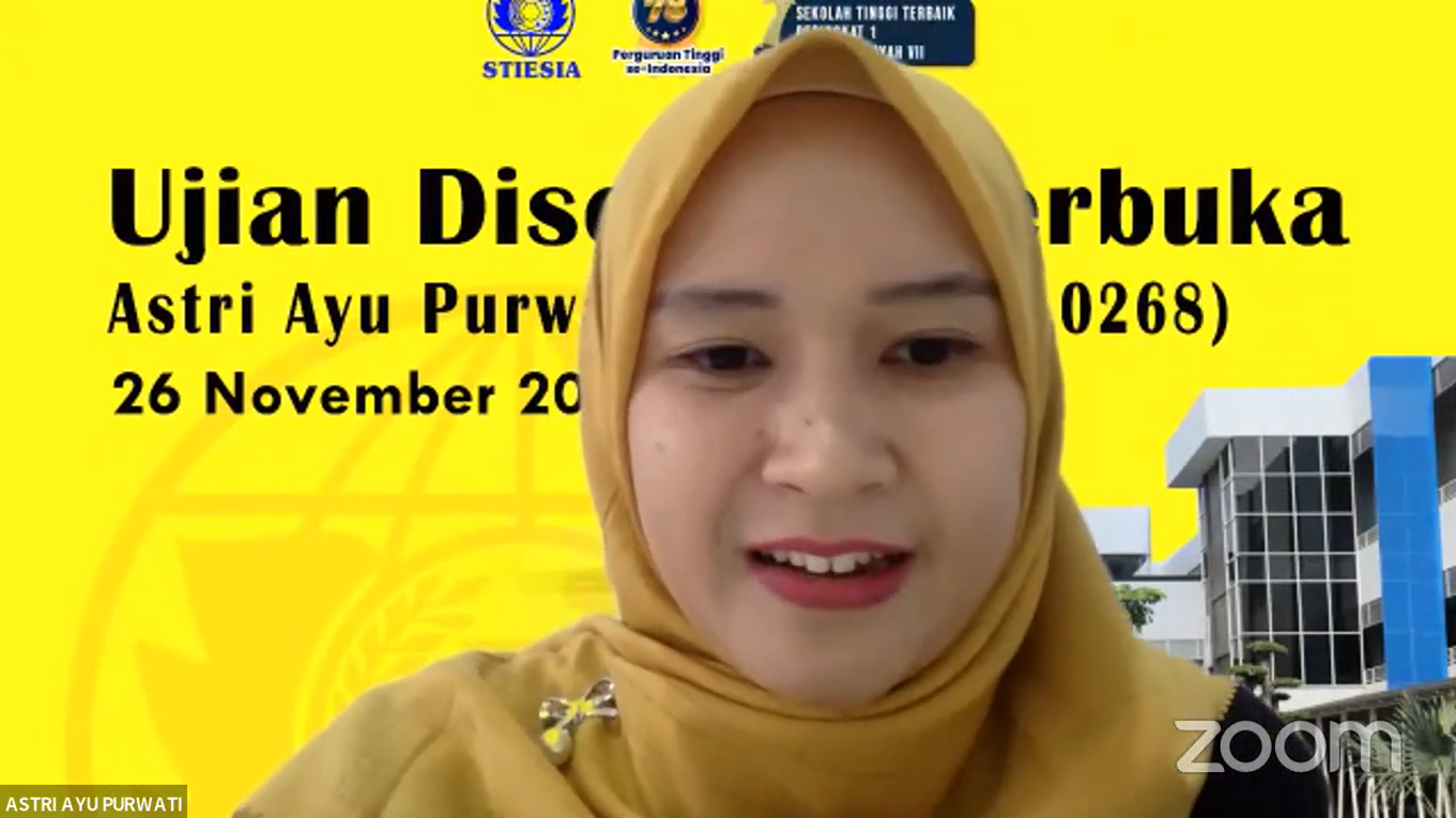 Ujian Terbuka Program S3 Ilmu Manajemen : Astri Ayu Purwati – Stiesia ...