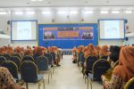 Para siswa mengikuti Prodi Talk dalam kegiatan outing class di Hall Stiesia Surabaya, Kamis (16/3/2023)